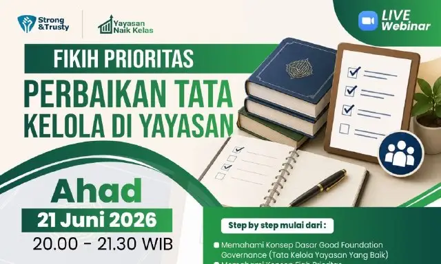 OSS #18 | Fikih Prioritas Perbaikan Tata Kelola Di Yayasan